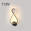 lámpara de pared LED minimalista nórdica para dormitorio/cabecera