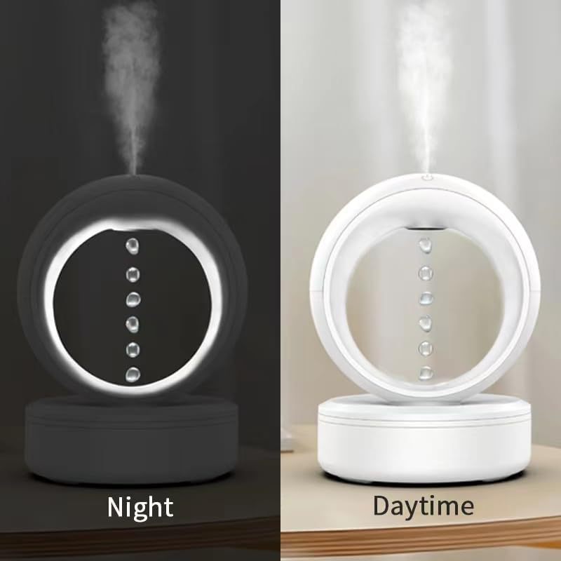 Humidificador Antigravedad Silencioso Contracorriente Humidificador Antigravedad Gotas de Agua Levitantes Nebulizador Humidificadores Eléctricos