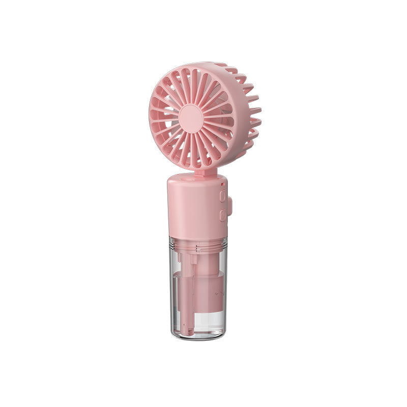 Ventilador de pulverización de mano portátil, 4 velocidades, ventilador de niebla pulverizadora de agua, artefacto de refrigeración de verano, carga USB, suministros de verano, mini ventilador para exteriores