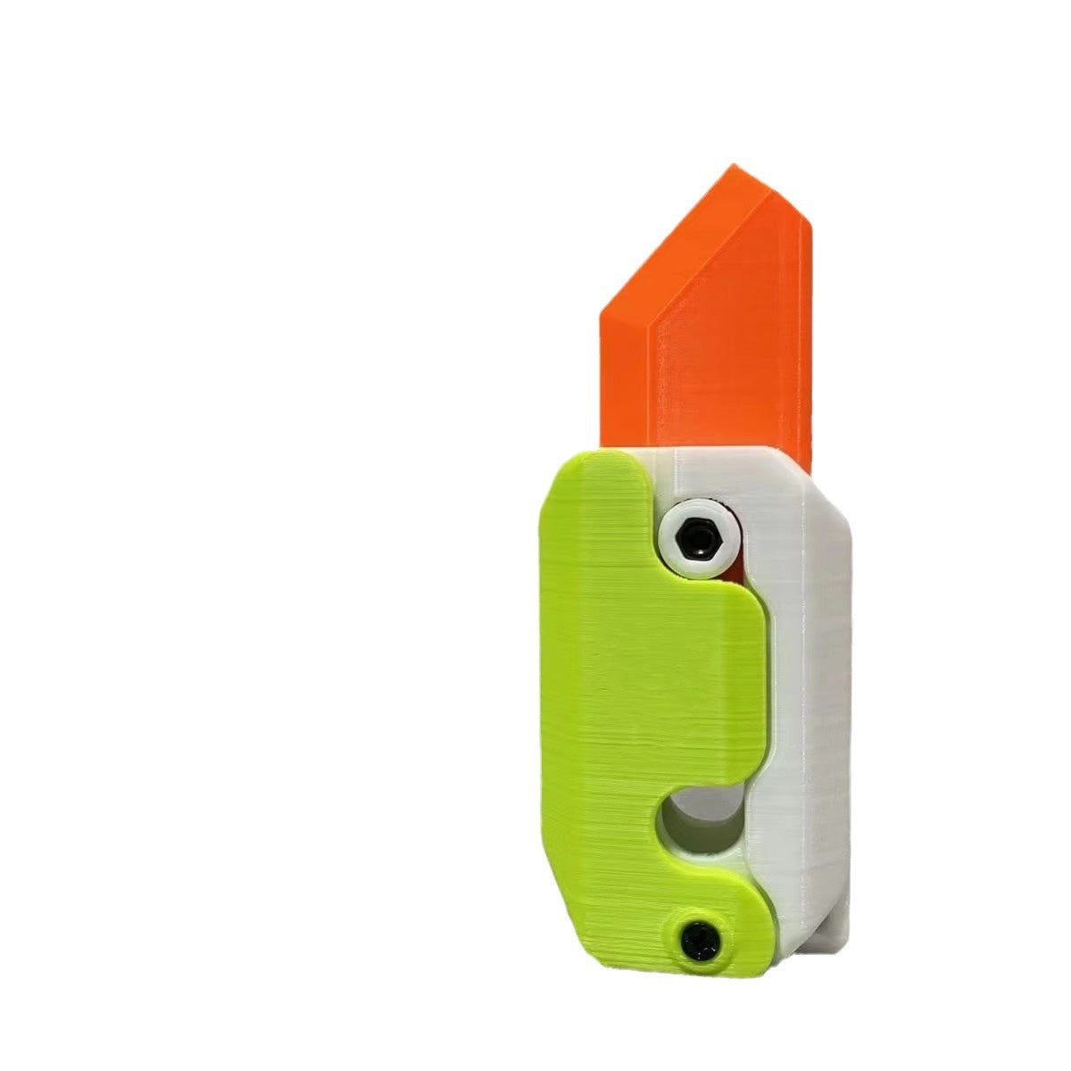 Impresión 3D Gravedad Cubo Salto Pequeño Rábano Cuchillo Mini Modelo Premio Estudiantil Colgante Juguete de Descompresión Para Niños Regalo