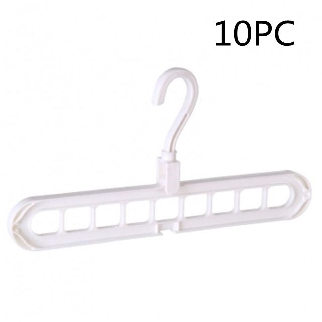 Percha de ropa de plástico Percha de almacenamiento Gancho de percha