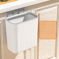 Cubo de basura colgante doméstico para cocina con tapa