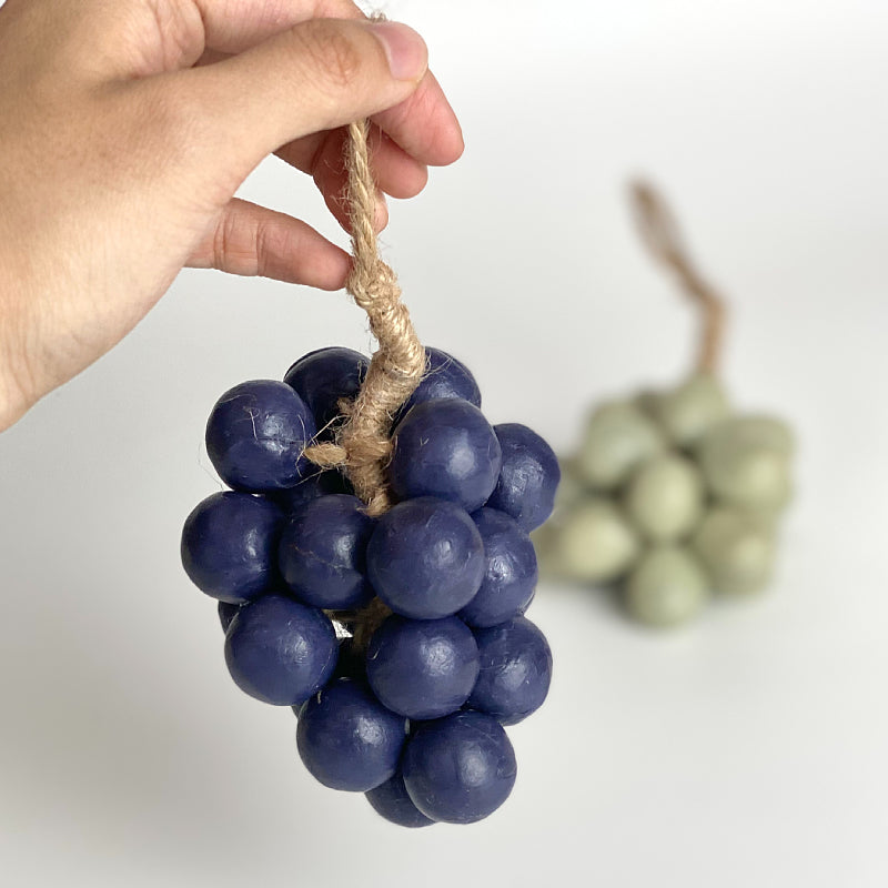Jabón artesanal de simulación de racimo entero de uvas verdes