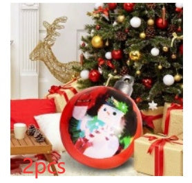 Bolas de adorno navideño de PVC para exteriores de 60 CM, bolas decoradas inflables de PVC, bolas gigantes grandes, adornos para árboles de Navidad, juguete de bola