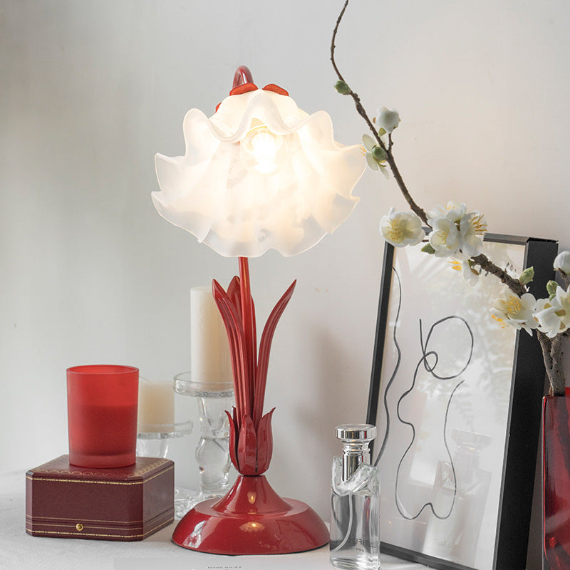Lámpara de noche de moda para el hogar, linterna de flores