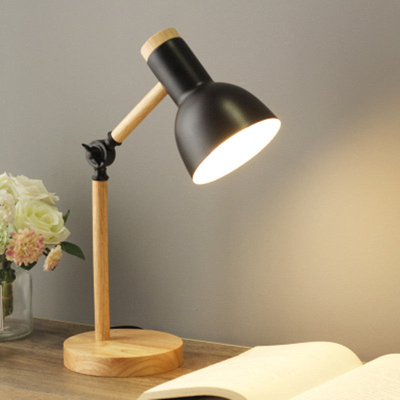 Lámpara de noche sencilla de estilo nórdico con protección ocular para dormitorio