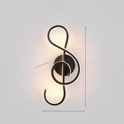 lámpara de pared LED minimalista nórdica para dormitorio/cabecera