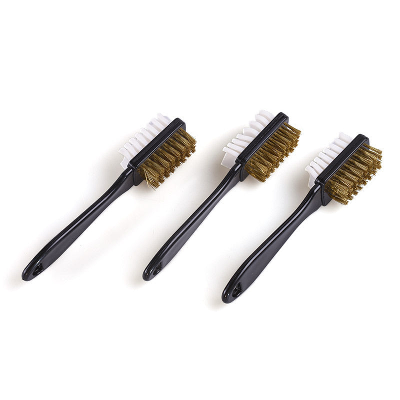 Cepillo de limpieza para gamuza y nobuk de doble cara