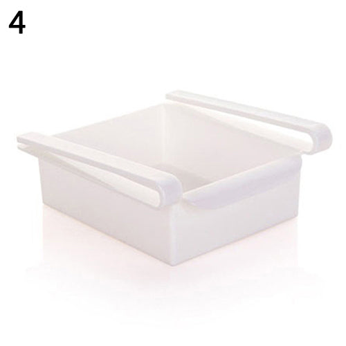 Cesta organizadora extensible para frigorífico, caja de almacenamiento multifunción para frigorífico de cocina