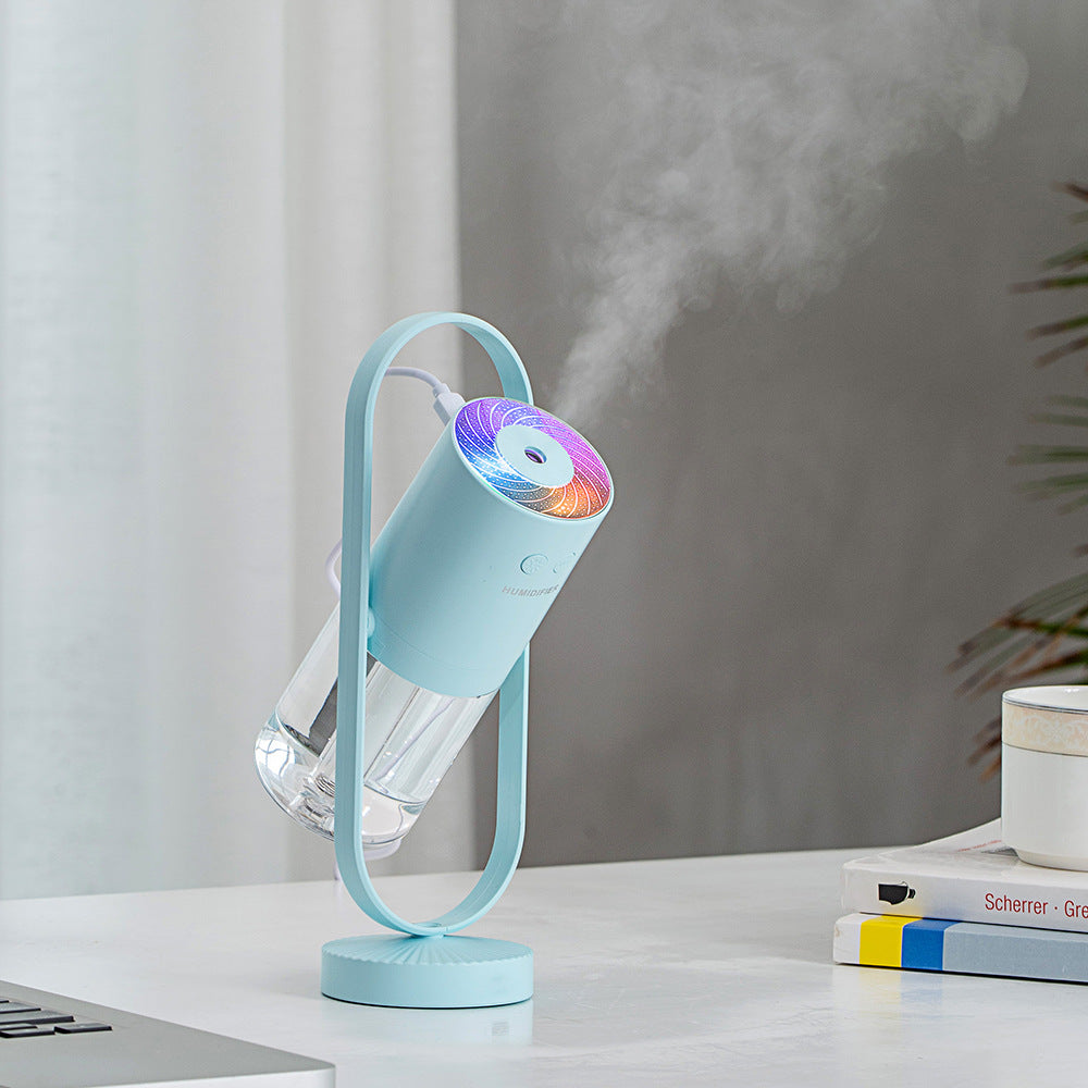 Humidificador de aire USB Magic Shadow para el hogar con luces nocturnas de proyección, generador de niebla ultrasónico para coche, minipurificador de aire de oficina