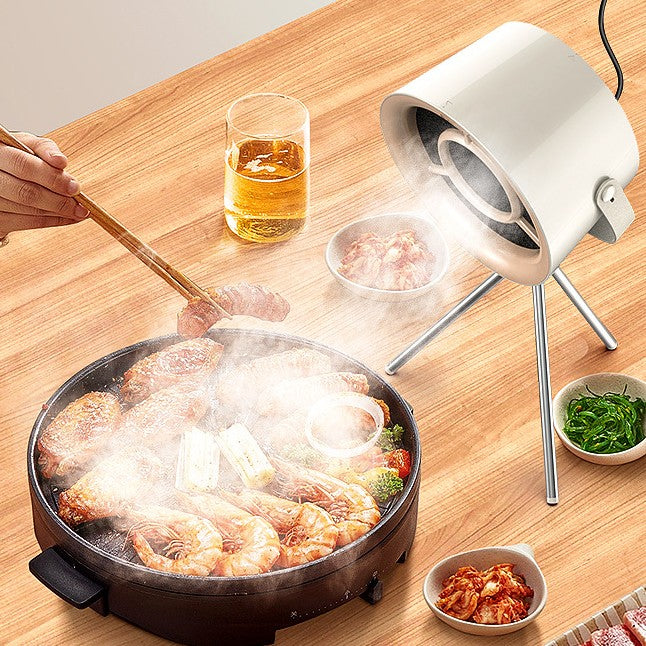 Nuevo extractor de humos portátil de escritorio, campana extractora de cocina pequeña, barbacoa, carga USB, campanas de cocina de escritorio, mini campana extractora de cocina, utensilios de cocina