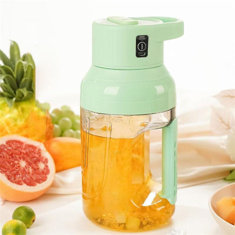Nuevo exprimidor eléctrico de verano, portátil, de gran capacidad, 1500 ml, para zumos, recargable por USB, batidora eléctrica portátil, utensilios de cocina
