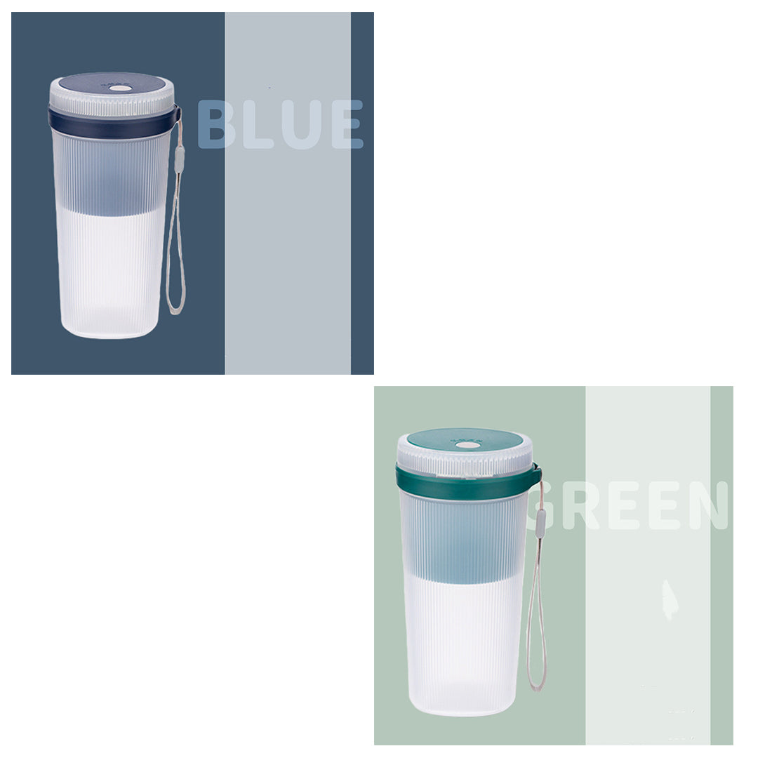 Licuadora Portátil Multifunción Taza Exprimidora Eléctrica Botella Deportiva Licuadora de Frutas Recargable USB Licuadora de Batidos Extractor de Zumos de Frutas
