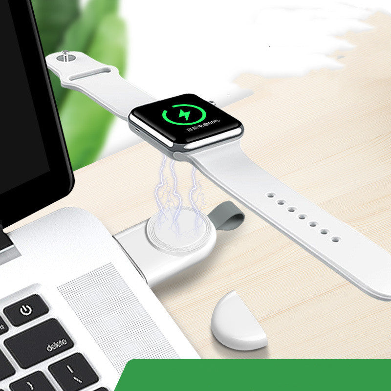 Cargador inalámbrico portátil para Apple Watch, estación de carga, base y cargador USB