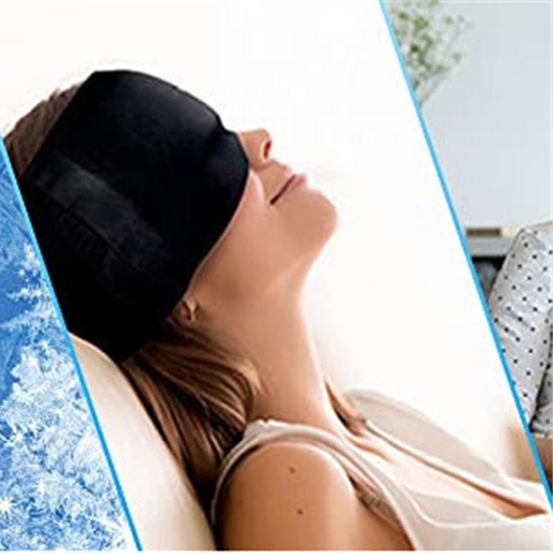 Máscara de gel para ojos refrescante para el dolor de cabeza