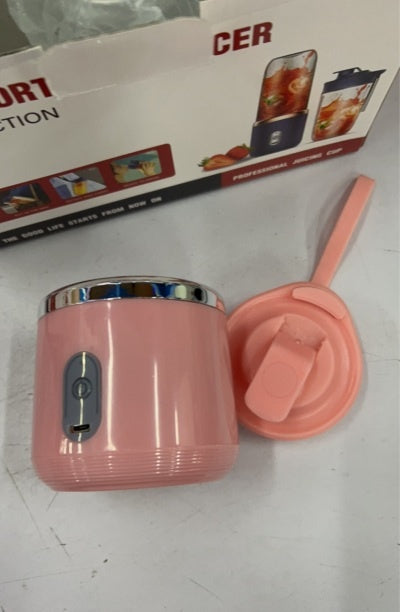 Mini licuadora portátil de 6 cuchillas, taza exprimidora, extractor de batidos, carga USB, exprimidor de frutas, licuadora, mezclador de alimentos, picadora de hielo, máquina exprimidora portátil