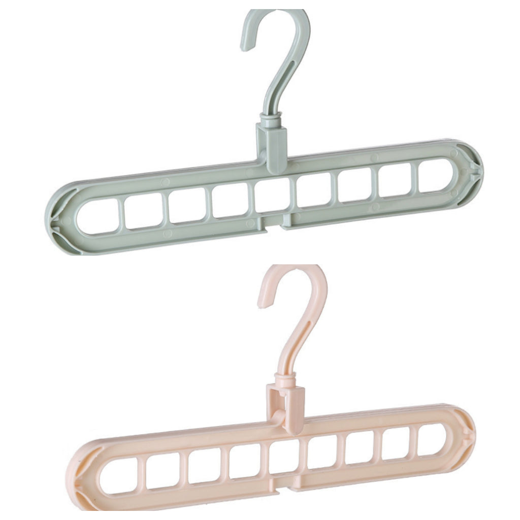 Percha de ropa de plástico Percha de almacenamiento Gancho de percha