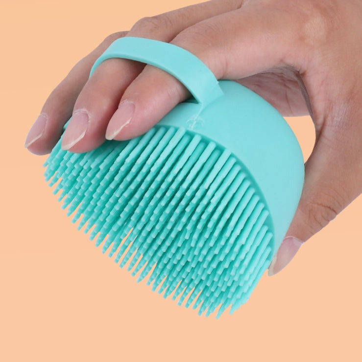 Cepillo de baño de silicona caliente para perros de Amazon Pet Products