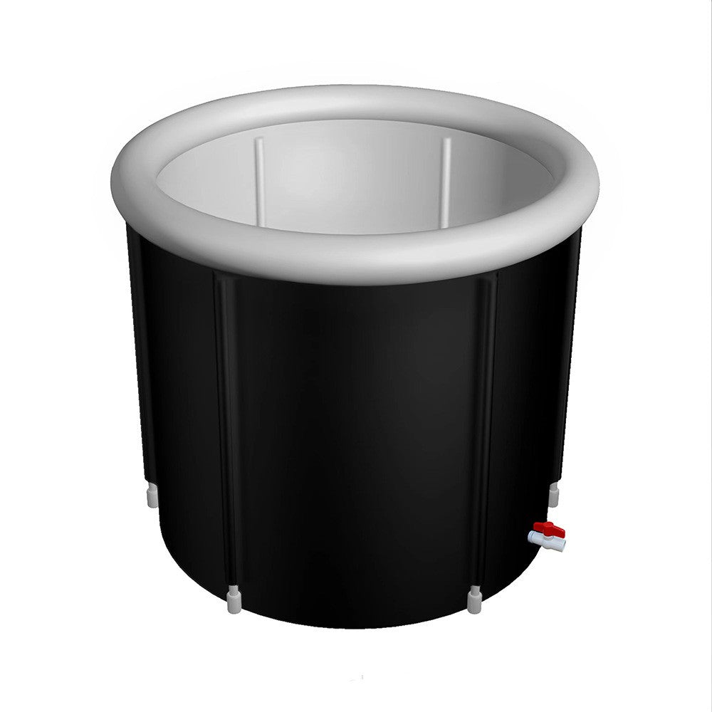 Baños de hielo portátiles Anillo de aire inflable de PVC Bañera Bañera doméstica Soporte de bañera plegable para terapia de recuperación al aire libre