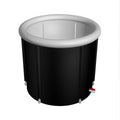 Baños de hielo portátiles Anillo de aire inflable de PVC Bañera Bañera doméstica Soporte de bañera plegable para terapia de recuperación al aire libre