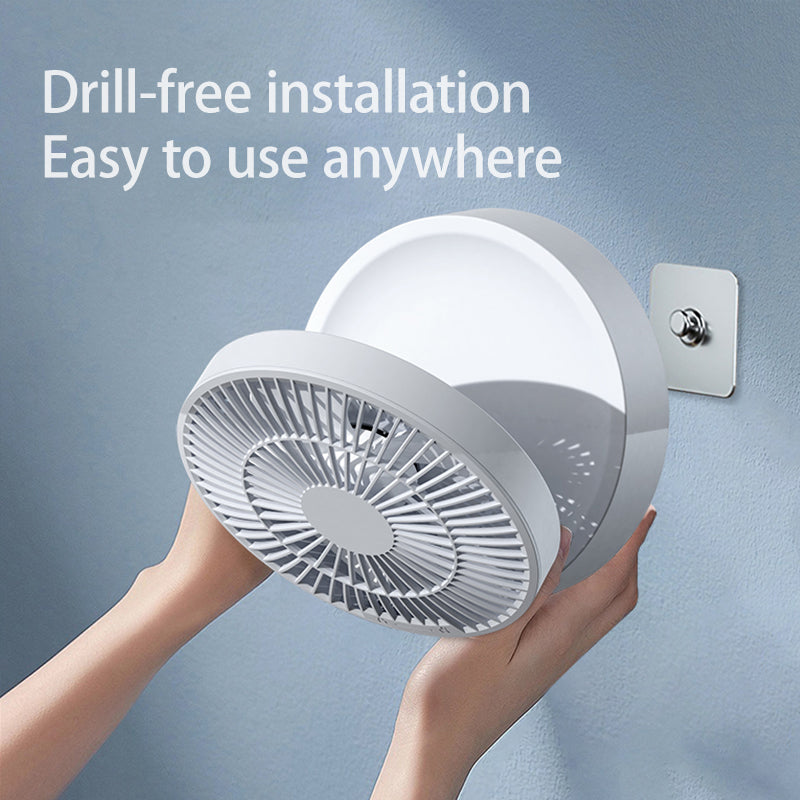 Control remoto portátil recargable techo USB eléctrico ventilador plegable luz nocturna enfriador de aire electrodoméstico hogar