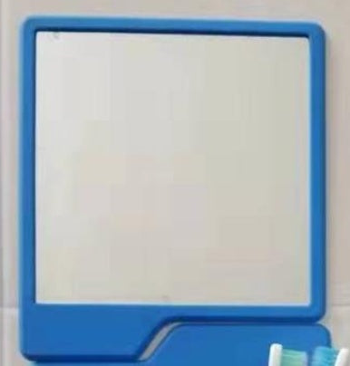 Soporte multiusos de silicona para cepillo de dientes, potente ventosa para espejo, organizador de pasta de dientes para baño y ducha
