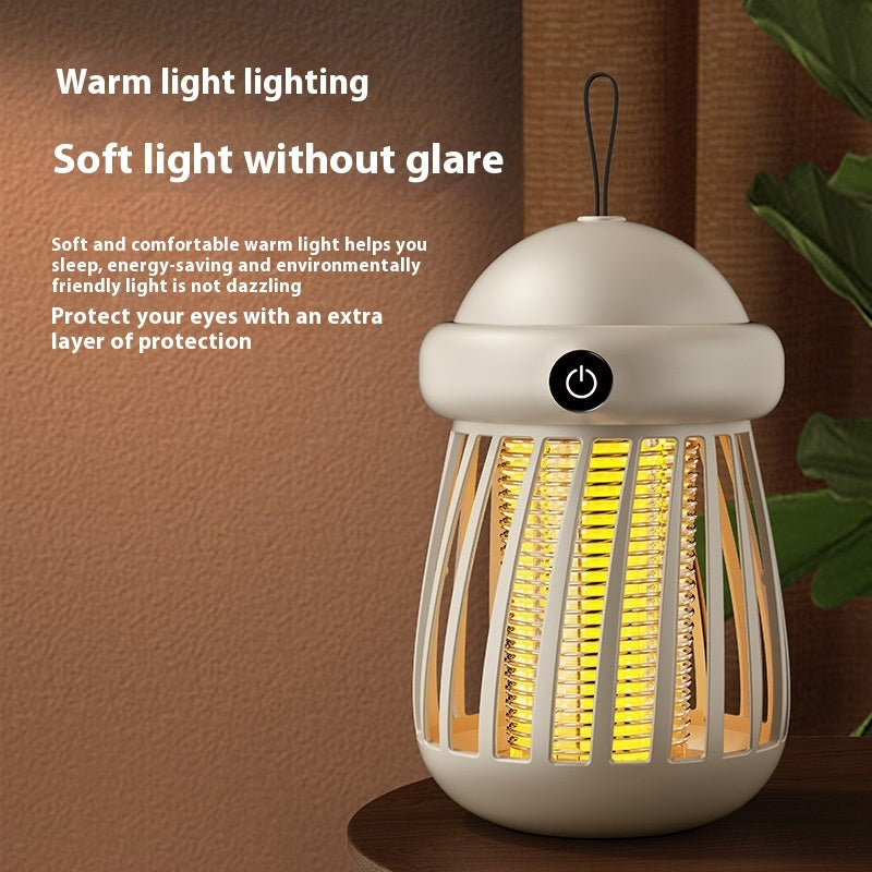 Lámpara antimosquitos, repelente de insectos, menos radiación, trampa para insectos eléctrica silenciosa, carga USB, repelente antimosquitos para exteriores