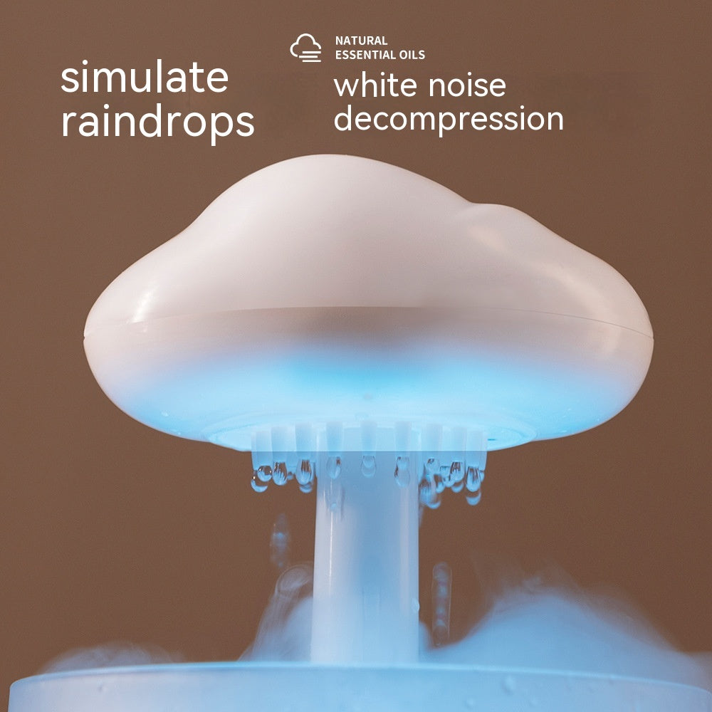 Difusor de Aroma Lluvia Nube de Lluvia de Ambiente de Siete Colores Rima de Lluvia