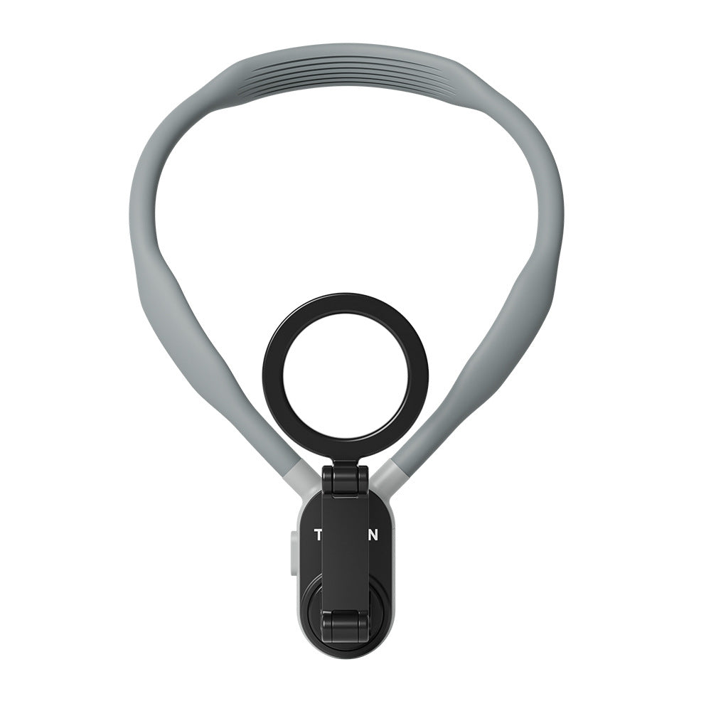 Soporte magnético de silicona para teléfono de cuello de liberación rápida para teléfono Magsafe de succión magnética, soporte para colgar el teléfono en el cuello