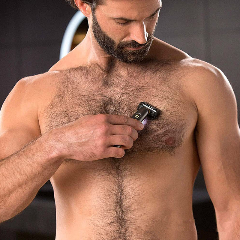 Afeitadora de precisión inalámbrica recargable Afeitadora recta para hombres Máquina de afeitar con cuchillas Cassettes de afeitado para barba Shavette