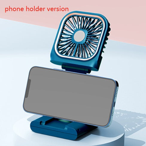 Ventilador de cuello portátil manos libres - Banda colgante recargable por USB, doble ventilador de refrigeración, mini enfriador de aire, ventilador de verano plegable y portátil