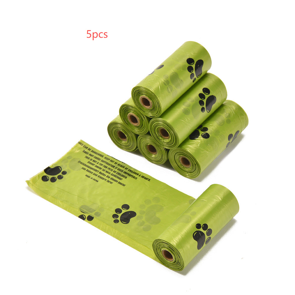 Recogedor de excrementos de perro portátil y ligero con dispensador de bolsas de basura incorporado, pala de ocho garras para recoger excrementos de mascotas, productos para mascotas