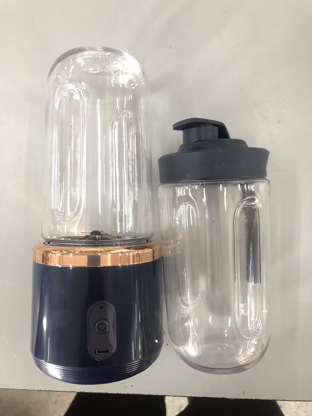 Mini licuadora portátil de 6 cuchillas, taza exprimidora, extractor de batidos, carga USB, exprimidor de frutas, licuadora, mezclador de alimentos, picadora de hielo, máquina exprimidora portátil