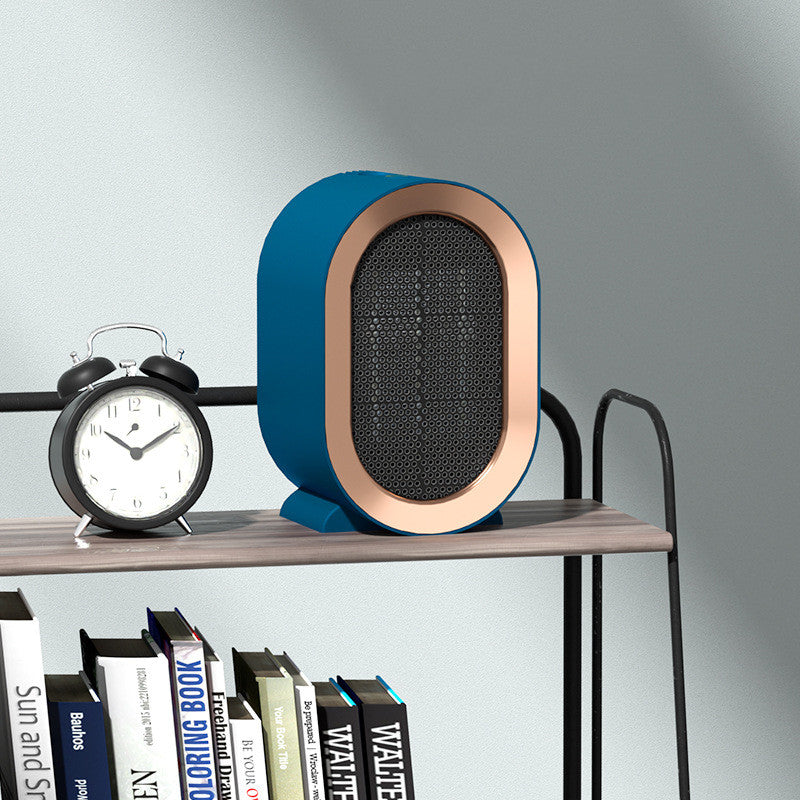 Calentador Eléctrico de Escritorio, Mini Calefactor Portátil, Calentador de Ventilador 220V PTC Cerámica, Calentador de Aire Cálido para Hogar Oficina
