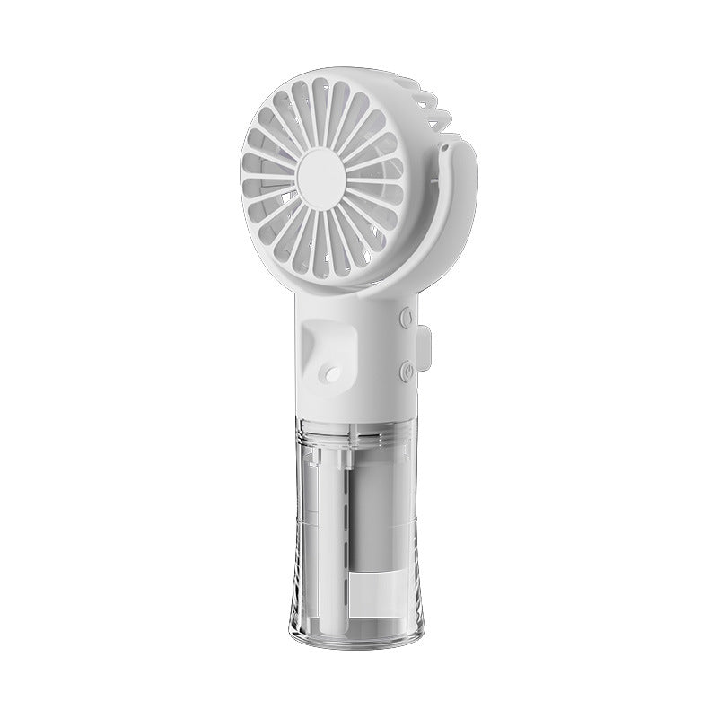 Ventilador de pulverización de mano portátil, 4 velocidades, ventilador de niebla pulverizadora de agua, artefacto de refrigeración de verano, carga USB, suministros de verano, mini ventilador para exteriores
