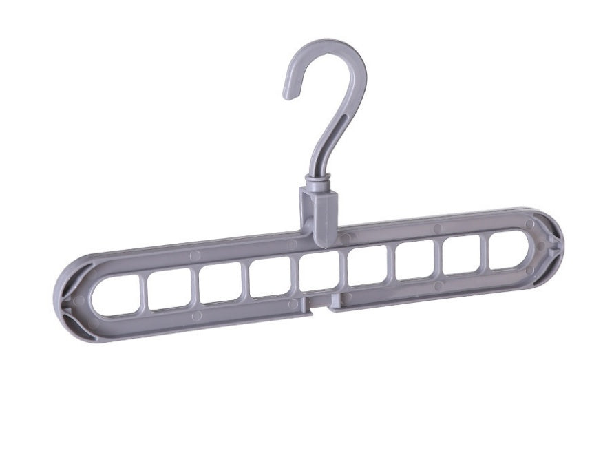 Percha de ropa de plástico Percha de almacenamiento Gancho de percha