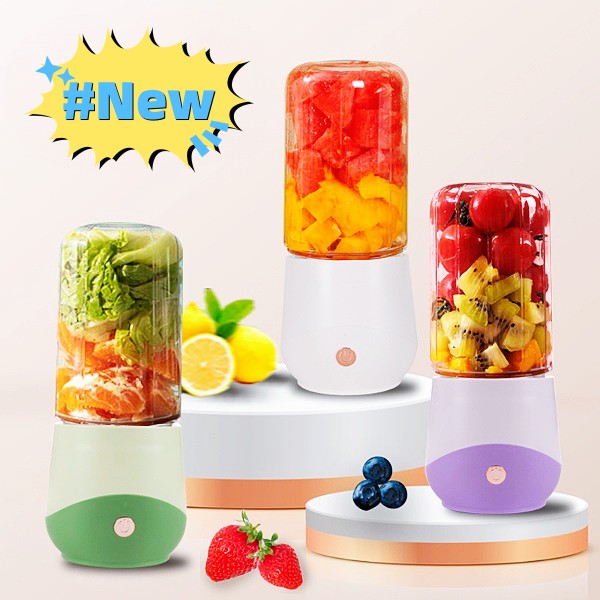 Vaso de licuadora de cocina, licuadora personal, mini exprimidor de frutas, licuadora portátil eléctrica para batidos, zumos de frutas, batidos de leche