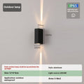 Lámpara de pared LED impermeable para exteriores, sencilla, creativa, para pasillo y sala de estar