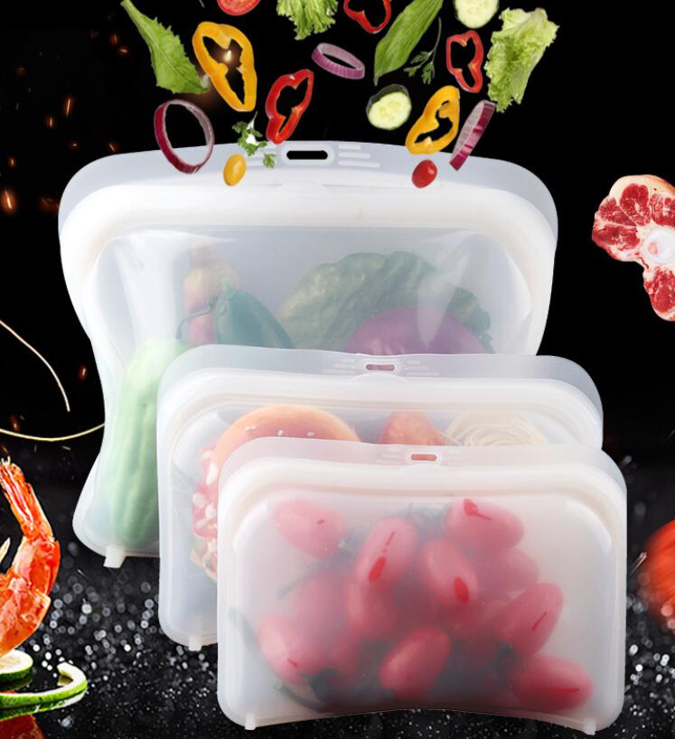 Bolsa de silicona ecológica para conservar alimentos