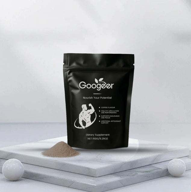 Suplementos energéticos para hombres en polvo de café