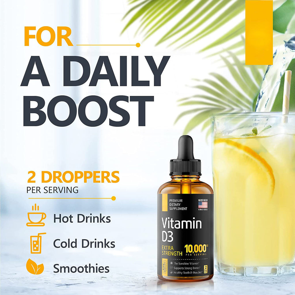 Gotas de vitamina D3 para el hogar