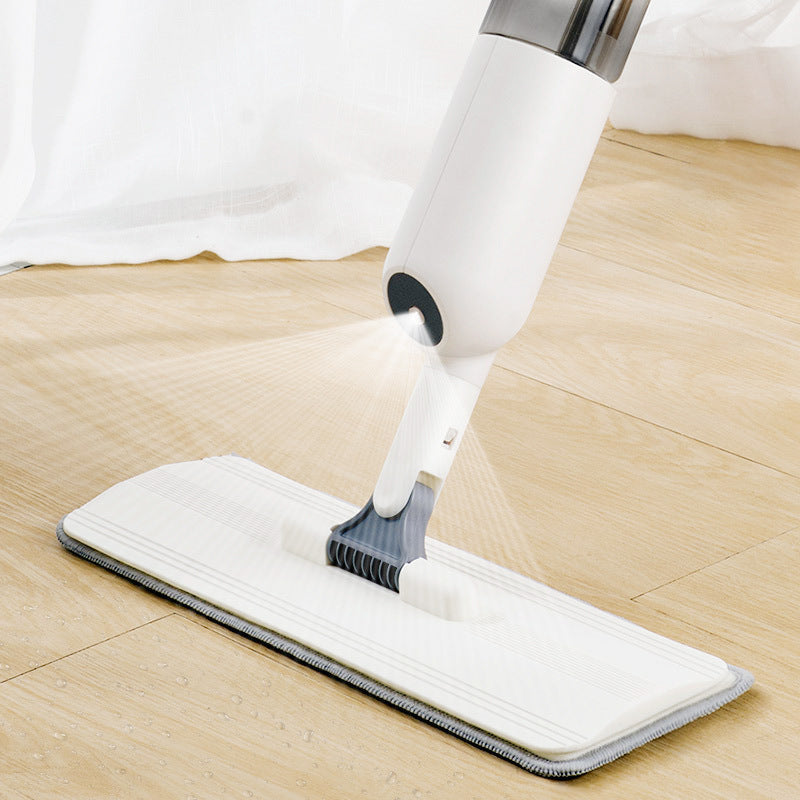 Mopa plana escurridora, mopa perezosa con cubo escurridor, mopa limpiasuelos, mopa de microfibra manos libres