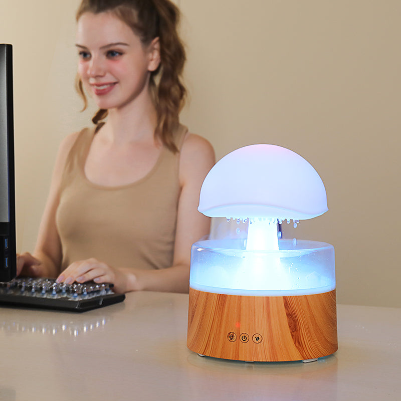 Nuevo humidificador de nubes de lluvia, máquina de aromaterapia, humidificador de aire, difusor de aroma ultrasónico