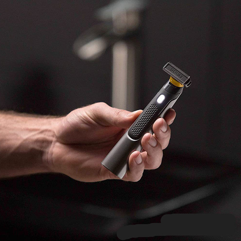 Afeitadora de precisión inalámbrica recargable Afeitadora recta para hombres Máquina de afeitar con cuchillas Cassettes de afeitado para barba Shavette