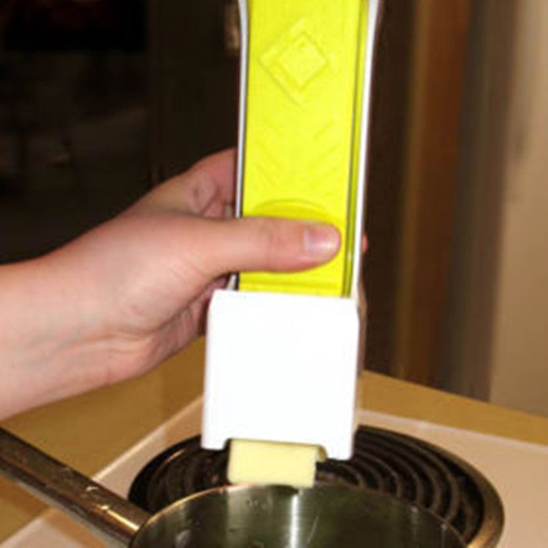 Cortador de mantequilla en barra, rebanador de queso, dispensador de un botón para cortar mantequilla, caja de almacenamiento de queso, accesorios de cocina para cocinar filetes