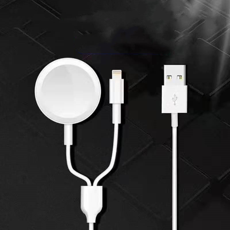 Cargador inalámbrico portátil para Apple Watch, estación de carga, base y cargador USB