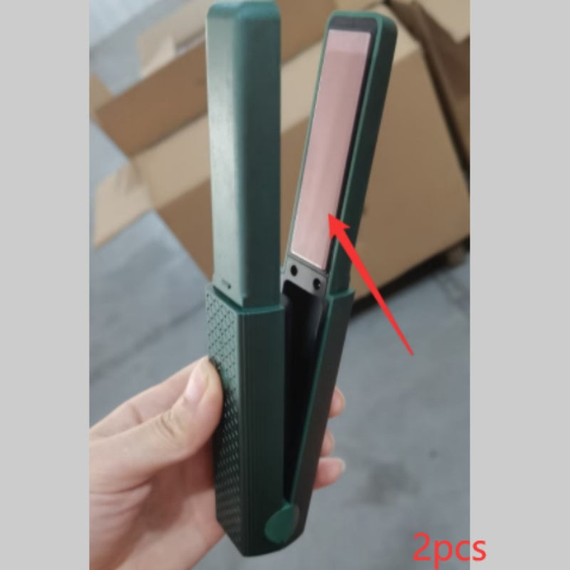 Plancha de pelo inalámbrica USB, mini rizador de cerámica, 3 temperaturas constantes, plancha plana portátil para viajes