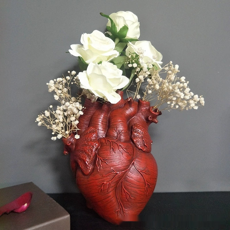 Florero con forma de flor, maceta estilo nórdico, jarrones de arte, escultura, maceta de escritorio para decoración del hogar, adornos, regalos