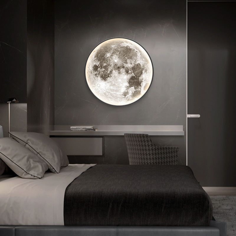 Lámpara decorativa creativa, sencilla y moderna para la pared del salón