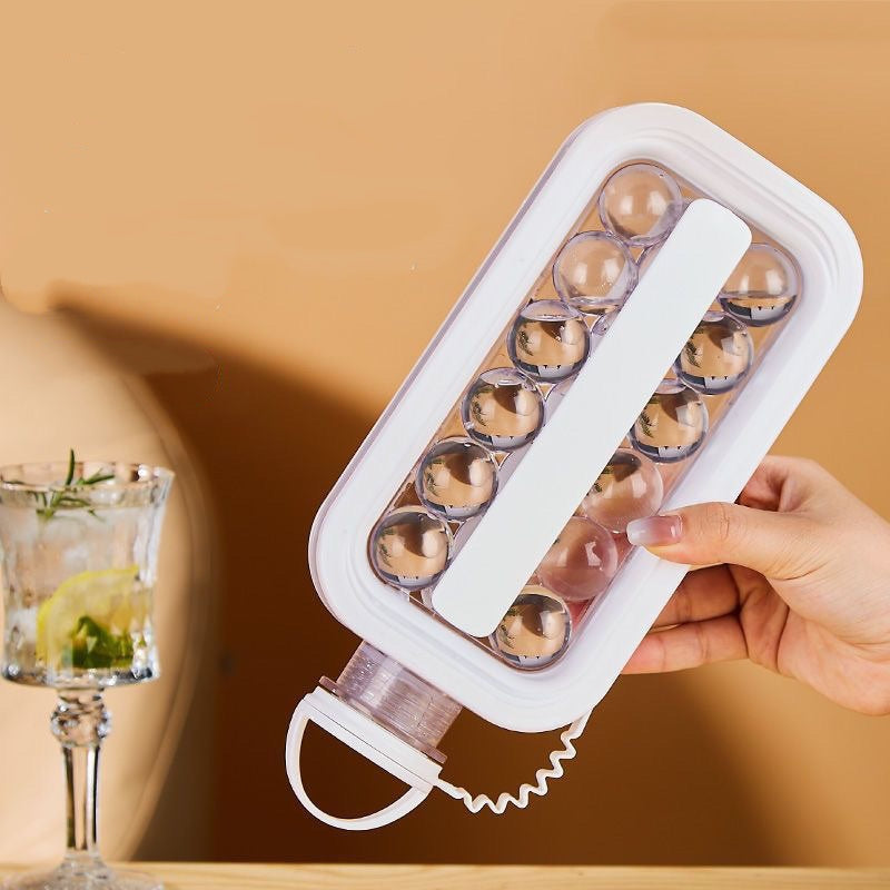 Hervidor de hielo esférico portátil 2 en 1 de liberación rápida, utensilio de cocina de verano